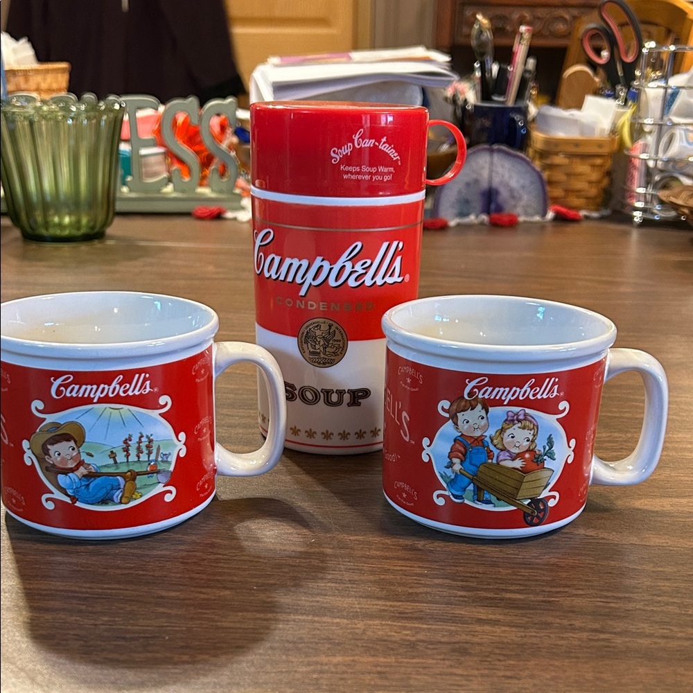 Campbell's Red Nostalgic Mug Set